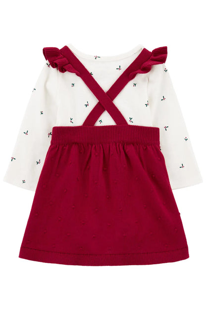 Kız Bebek 2'li Elbiseli Set