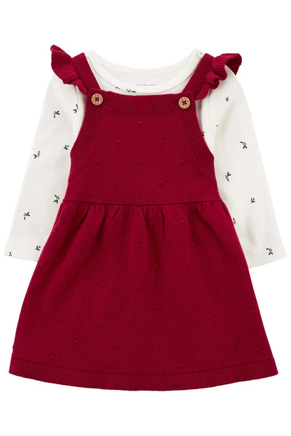Kız Bebek 2'li Elbiseli Set