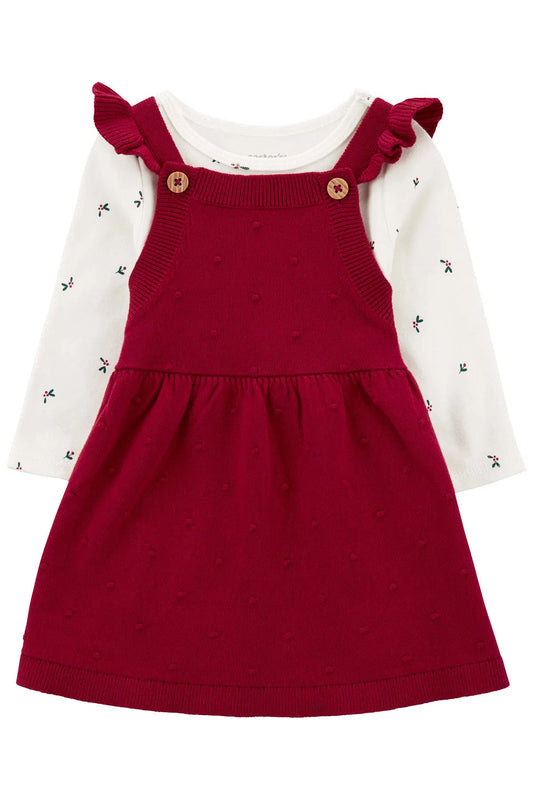 Kız Bebek 2'li Elbiseli Set